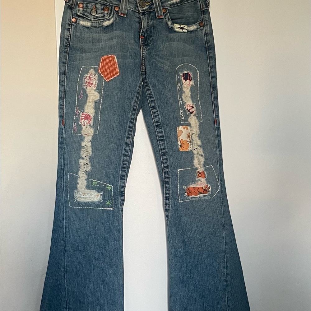 True Religion Unique Patchwork Jeans - image 1